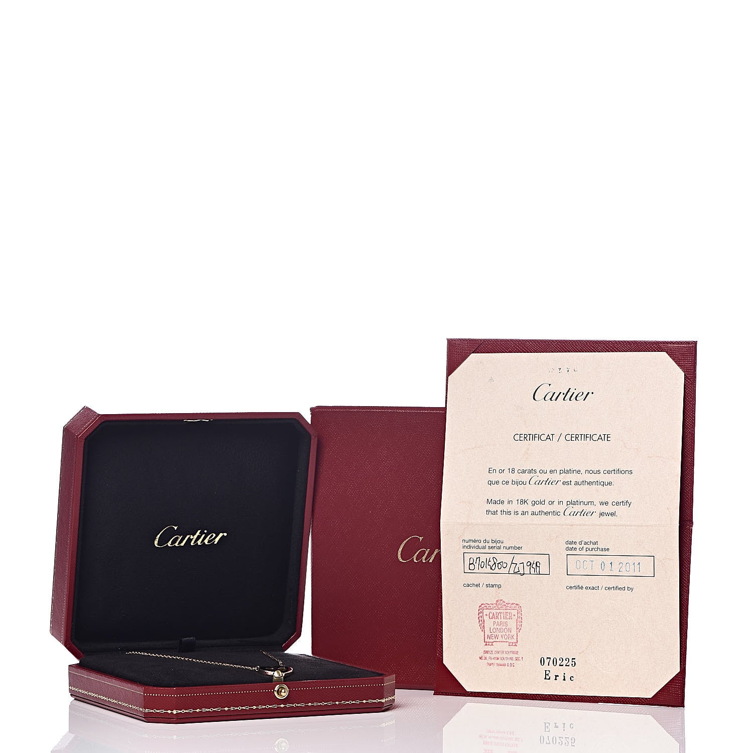 Cartier 18K Pink Gold Medium Hearts and Symbols Necklace 7 of 7