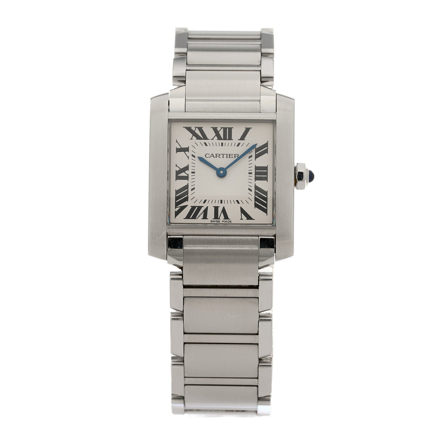 Stainless Steel 25mm Tank Francaise Quartz Watch