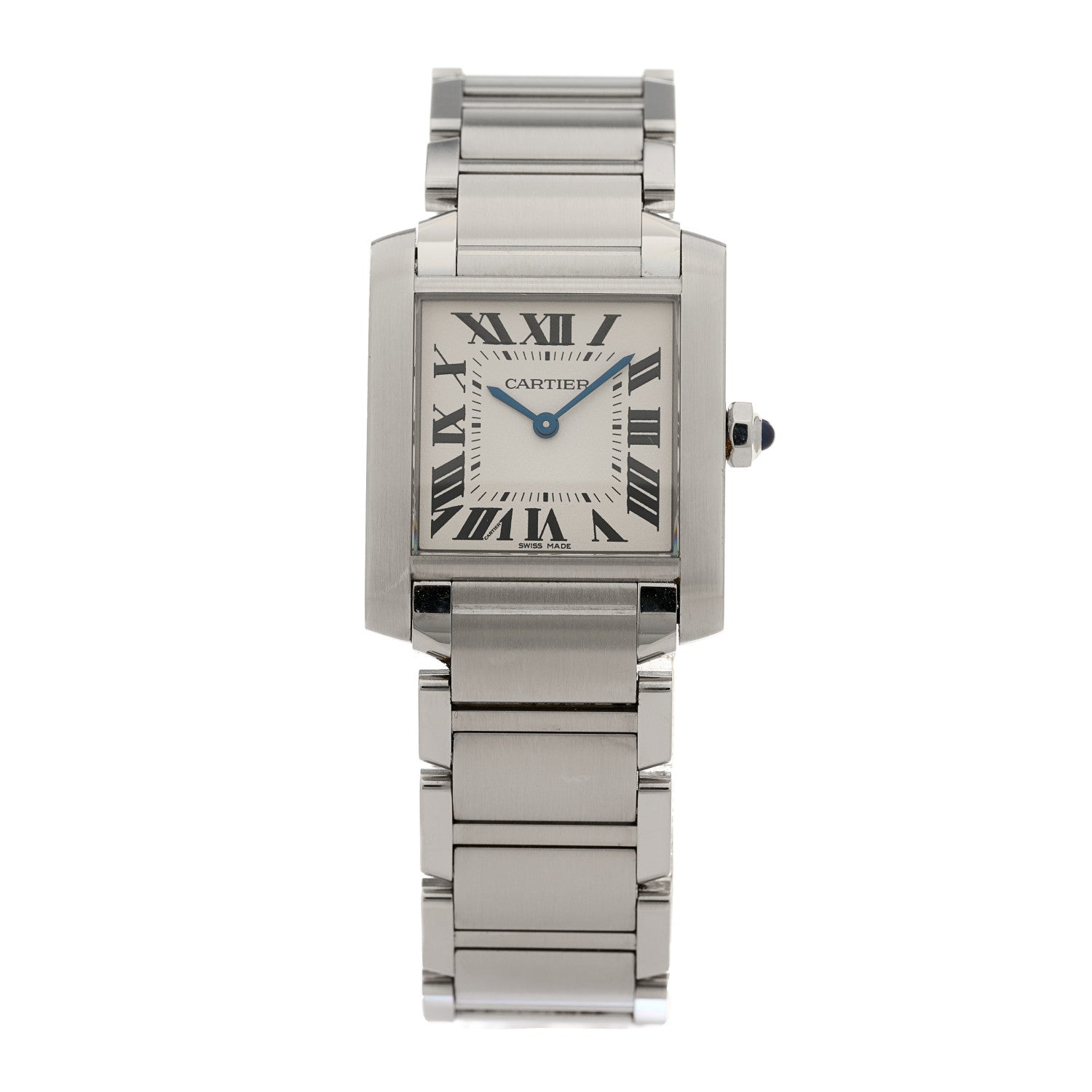 Cartier Stainless Steel 25mm Tank Francaise Quartz Watch 1 of 5