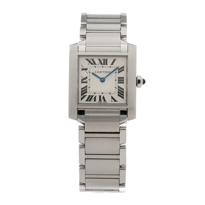 Cartier Stainless Steel 25mm Tank Francaise Quartz Watch 1 of 5