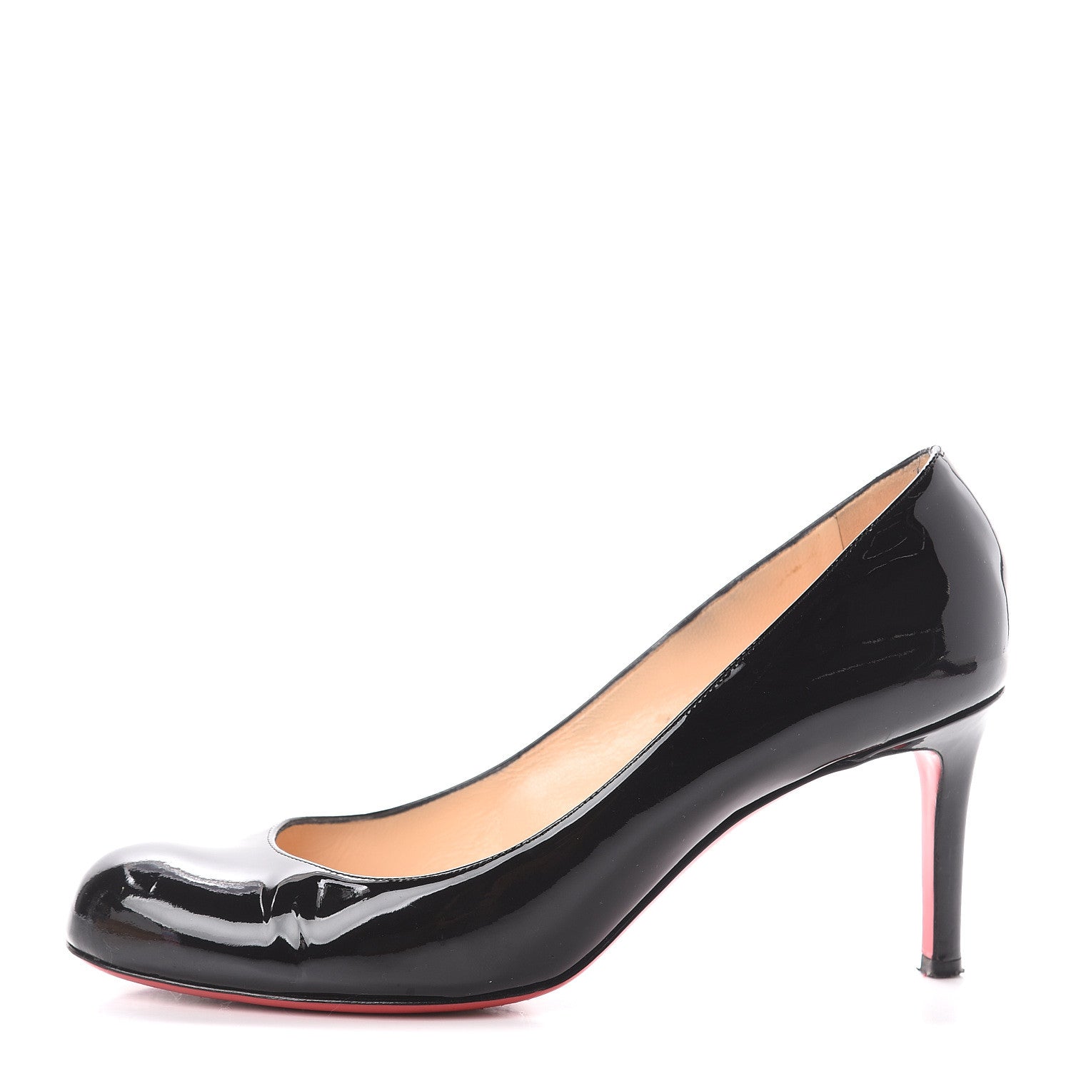 Christian Louboutin Patent Simple 70 Pumps 38 Black 1 of 7