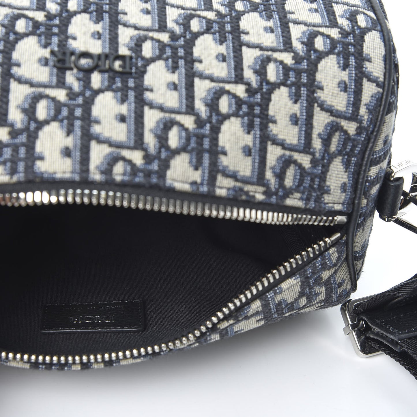 Oblique Roller Messenger Bag Blue