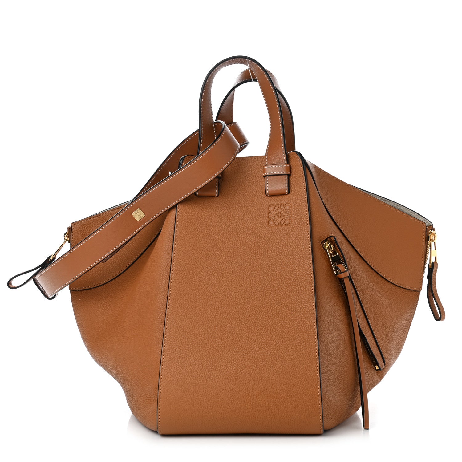 Loewe Calfskin Small Hammock Shoulder Bag Tan 1 of 10