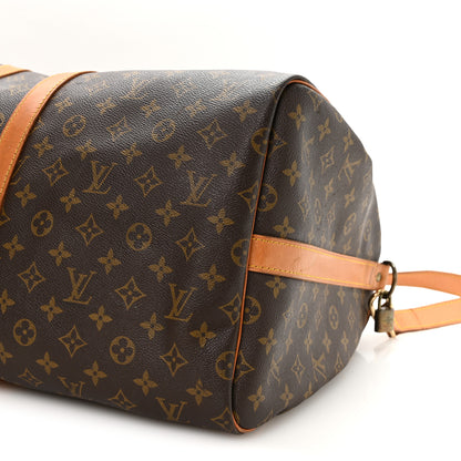 Louis Vuitton Monogram Keepall Bandouliere 55 9 of 9