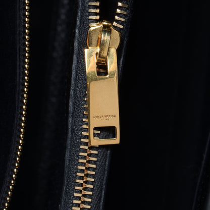Saint Laurent Grained Calfskin Small Sac De Jour Black 8 of 10