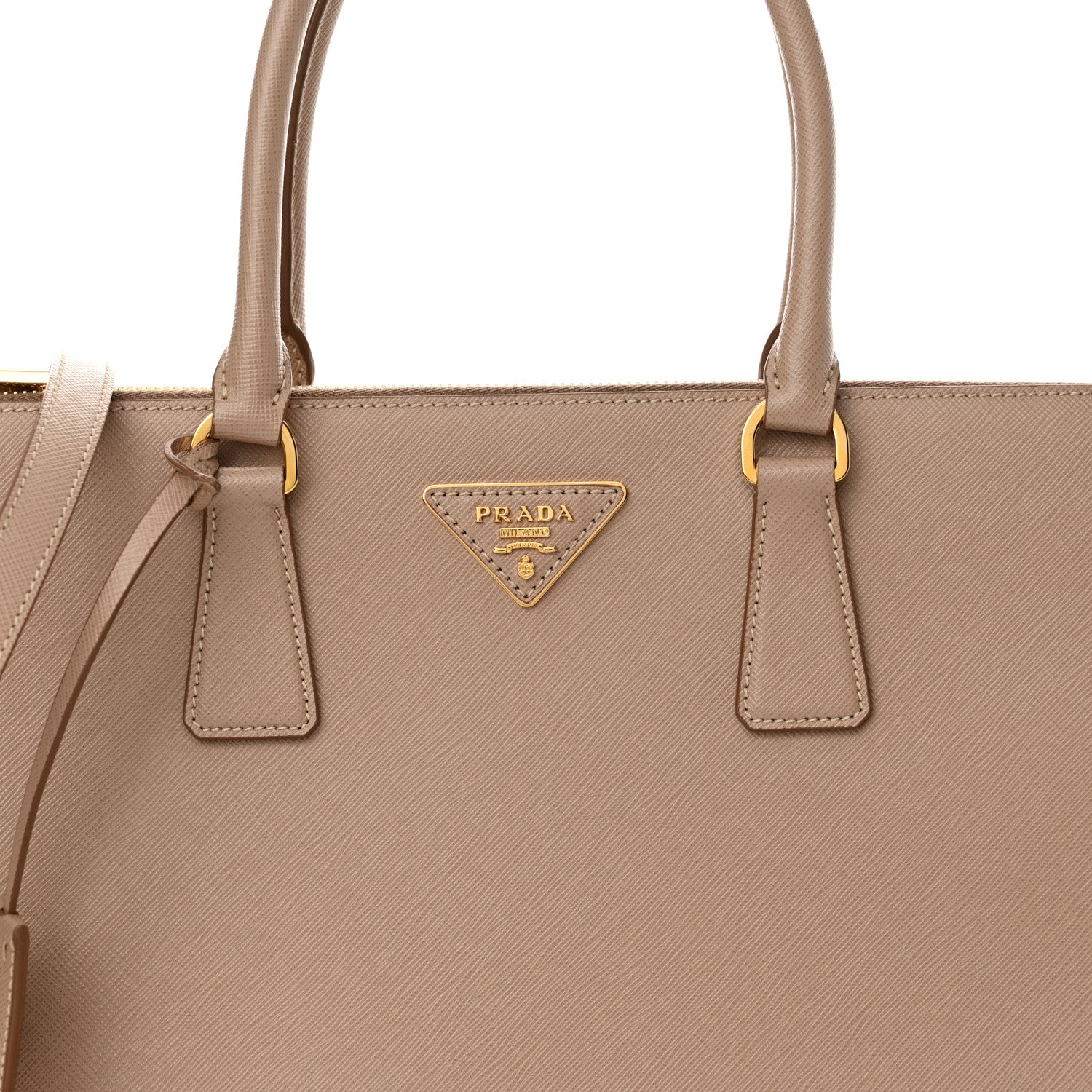 Prada Saffiano Lux Large Galleria Double Zip Tote Cammeo 7 of 11