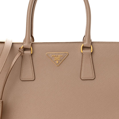 Prada Saffiano Lux Large Galleria Double Zip Tote Cammeo 7 of 11