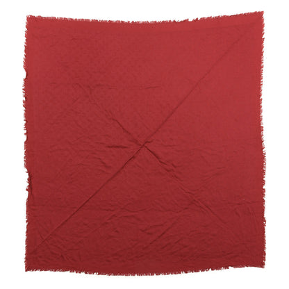 Louis Vuitton Silk Wool Monogram Shawl Pomme D'Amour 1 of 4