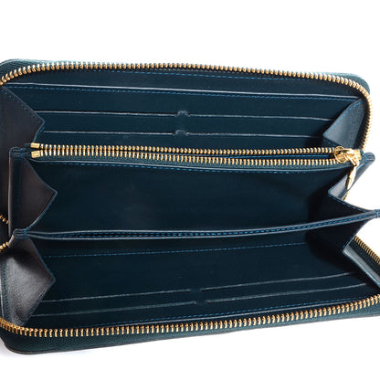 Louis Vuitton Vernis Zippy Wallet Blue Nuit 5 of 7