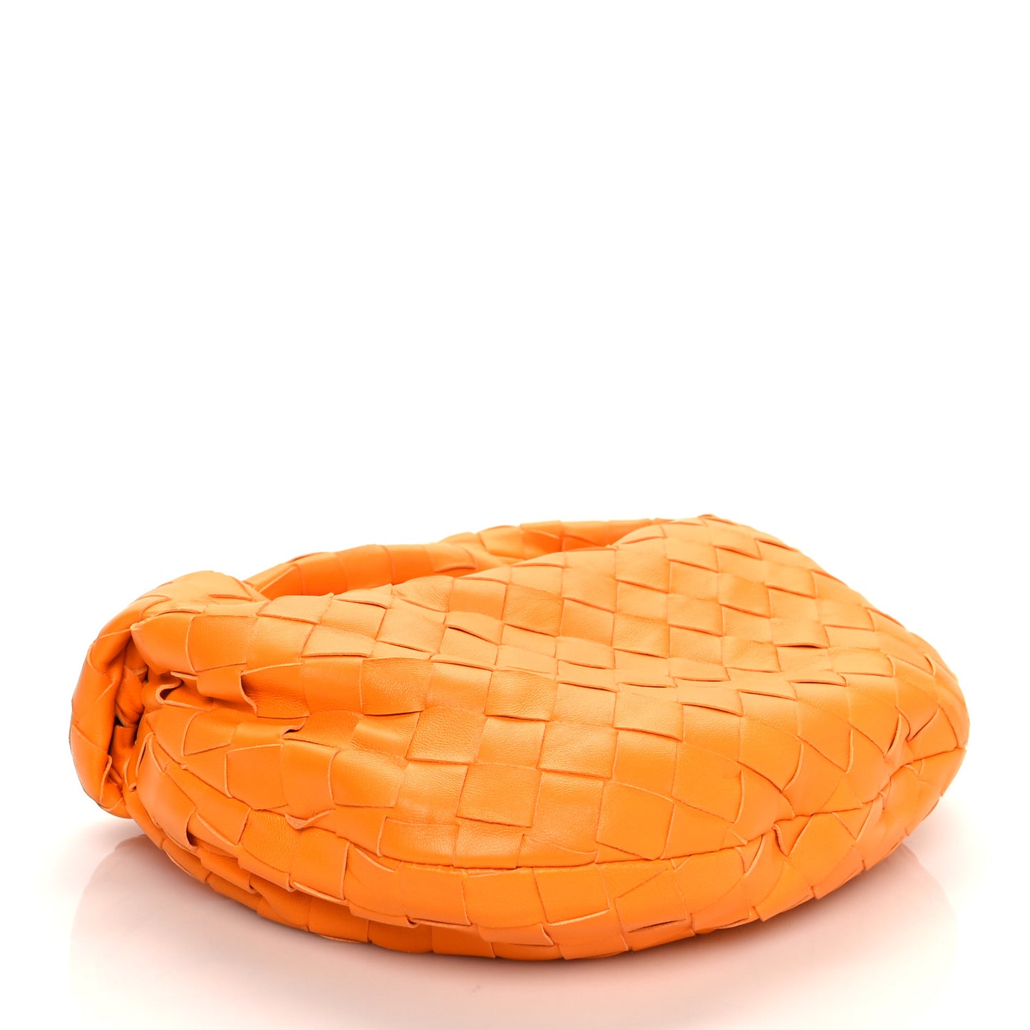 Nappa Intrecciato Mini Jodie Tangerine