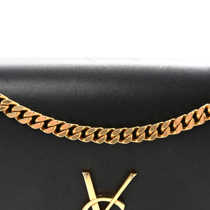 Saint Laurent Smooth Calfskin Medium Classic Monogram Kate Tassel Satchel Black 7 of 9