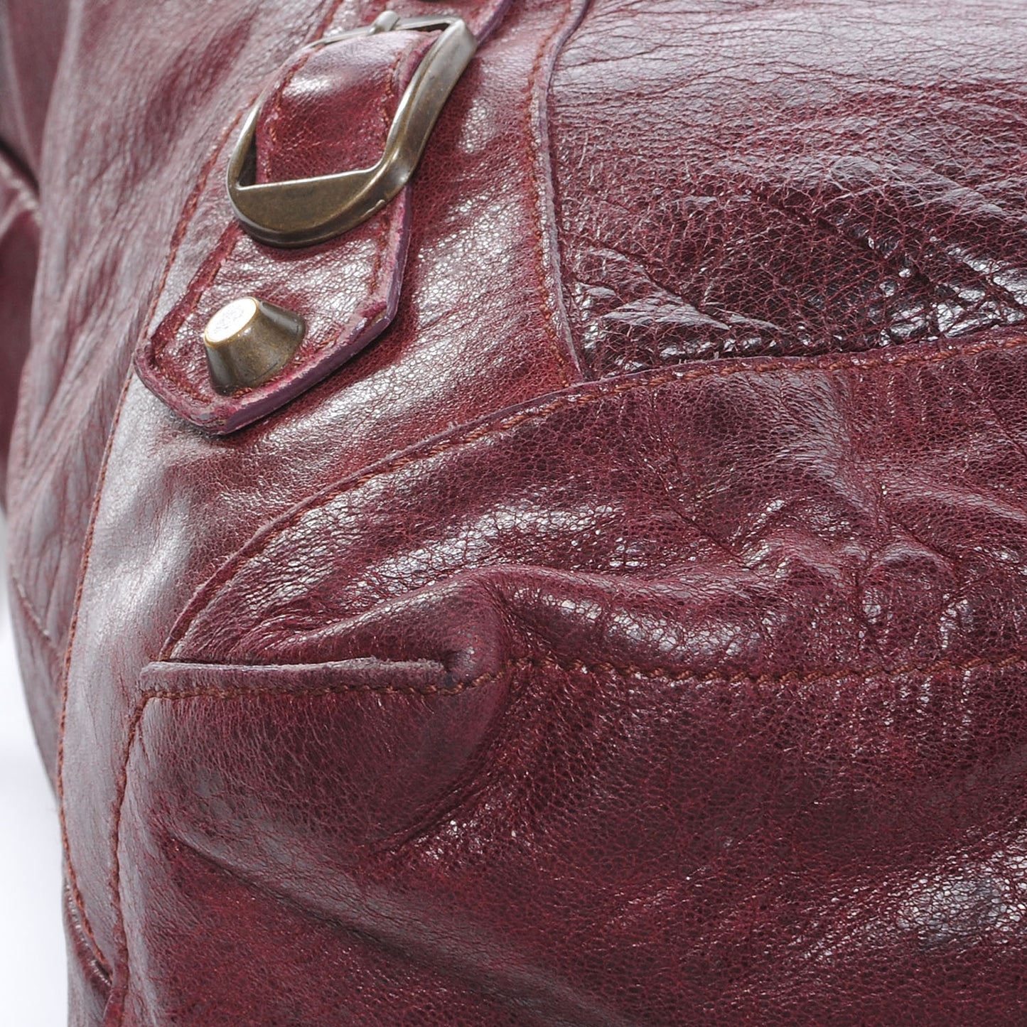 Agneau Day Hobo Bordeaux