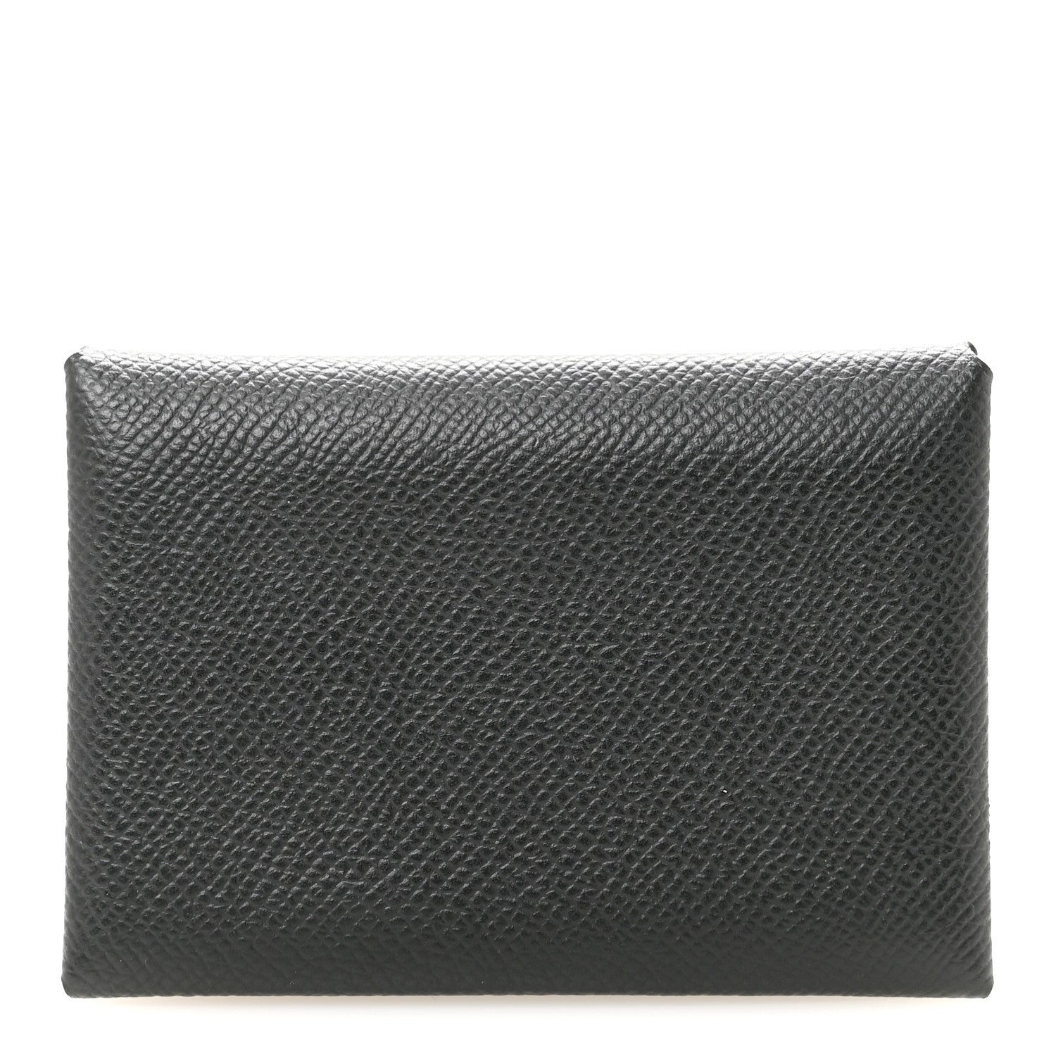 Hermes Epsom Calvi Duo Card Case Black 1 of 8