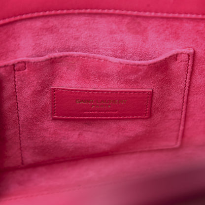 Saint Laurent Calfskin Nano Sac De Jour Bubblegum 7 of 14