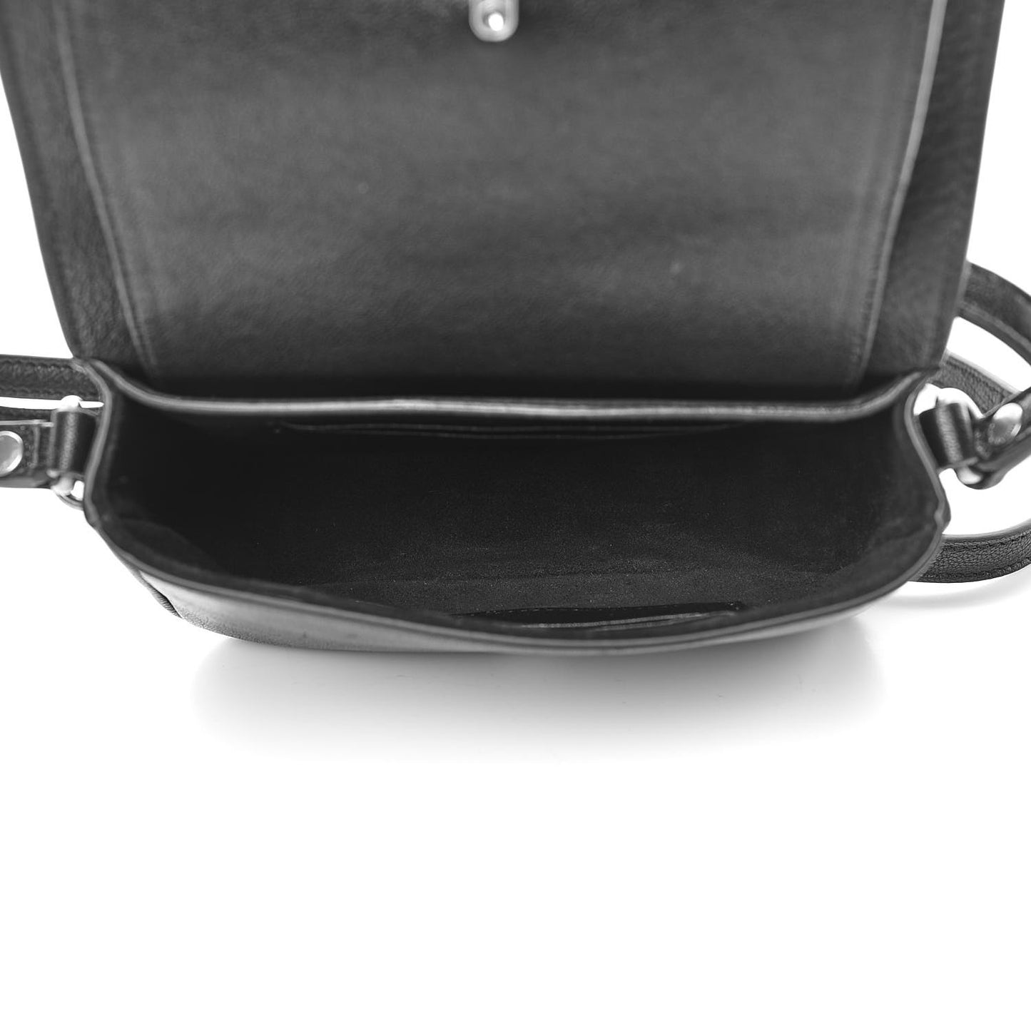 Lambskin Toy Charlotte Messenger Bag Black