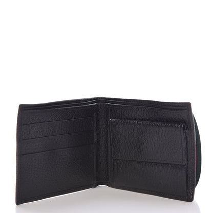 Gucci Monogram Web Band Bi-Fold Wallet Black 5 of 8
