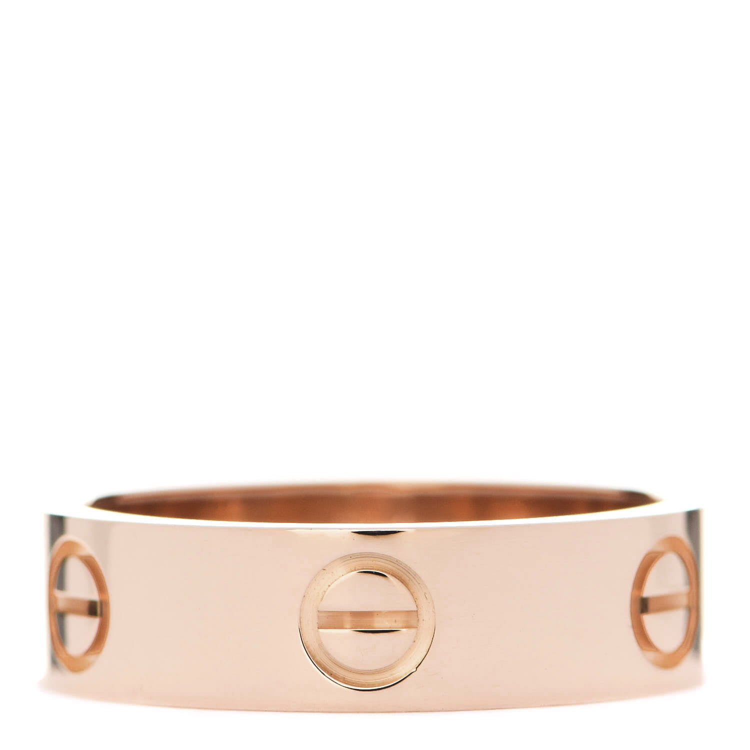 Cartier 18K Pink Gold 5.5mm LOVE Ring 56 7.5 1 of 5