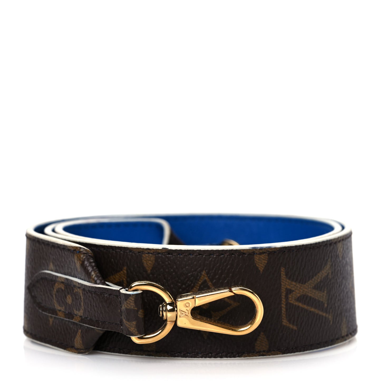Monogram Bandouliere Shoulder Strap Blue