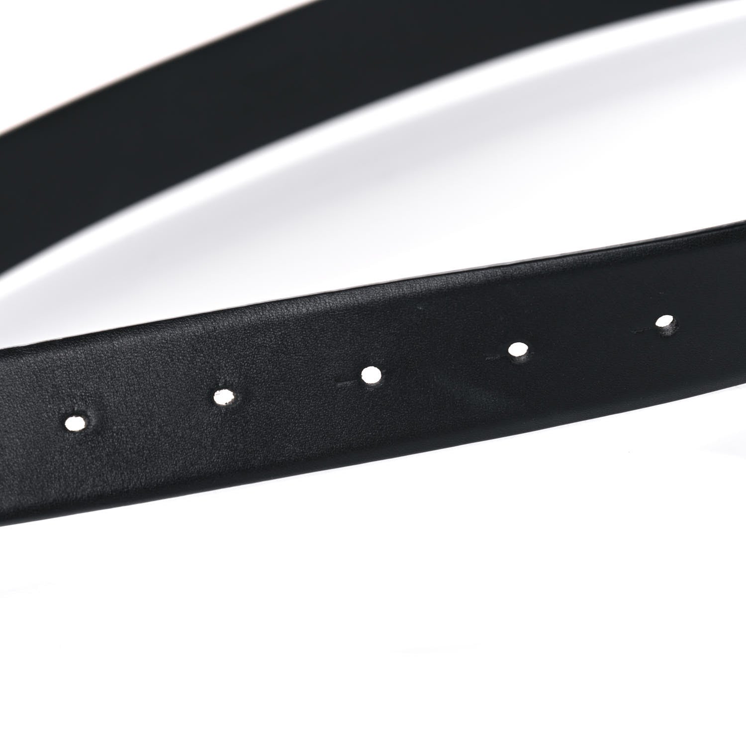 Chanel Calfskin Crystal Metal Quilted CC Belt 80 32 Black 4 of 4