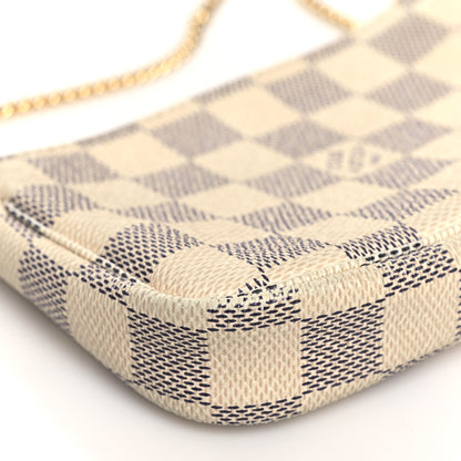 Louis Vuitton Damier Azur Mini Pochette Accessories 7 of 9