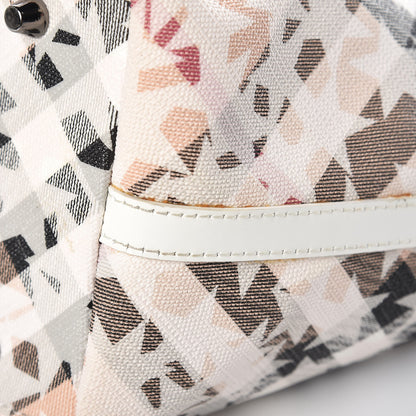 Burberry Patent Supernova Check Stars Medium Nickie Tote White 15 of 21