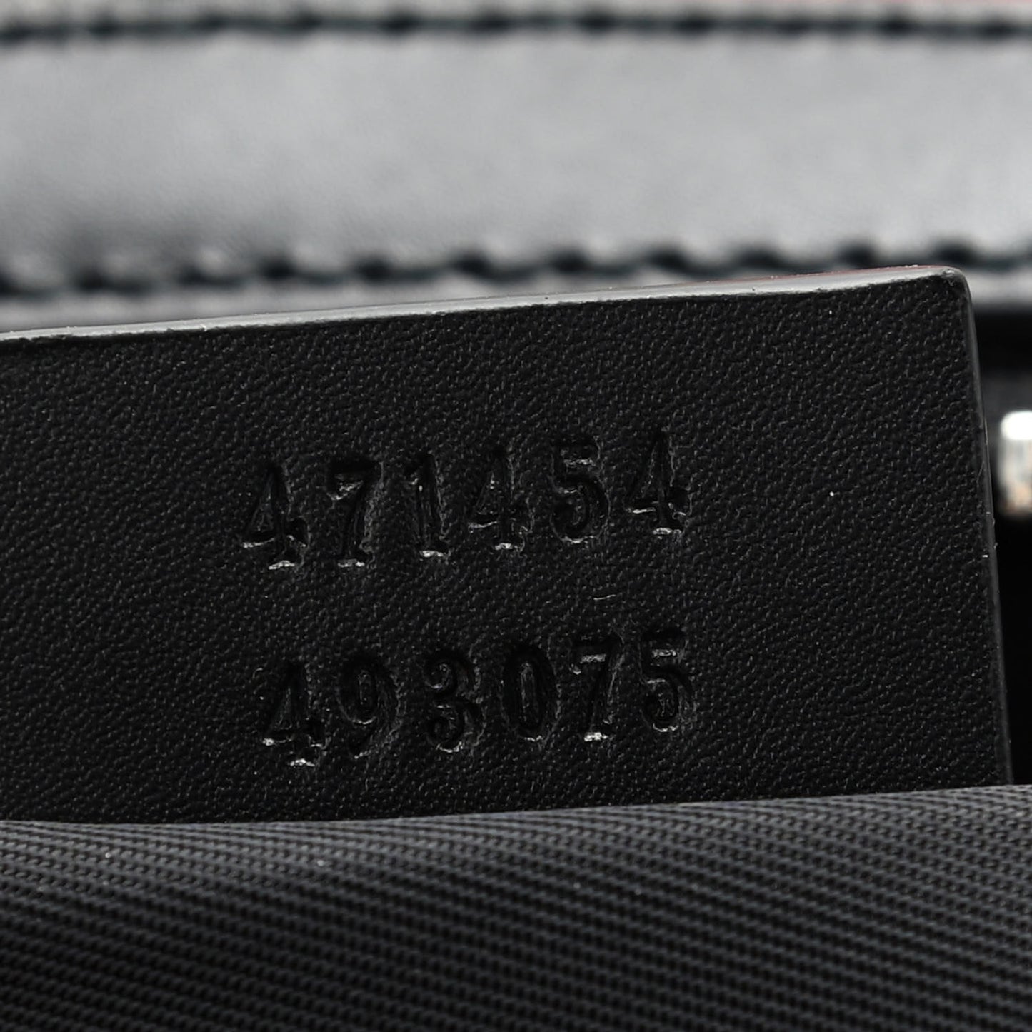 GG Supreme Monogram Web Messenger Bag Black