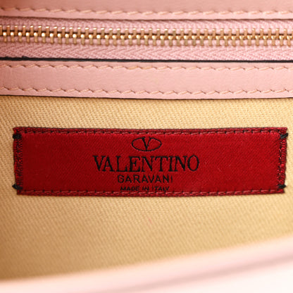 Valentino Garavani Vitello Small Glam Lock Rockstud Flap Poudre 6 of 10