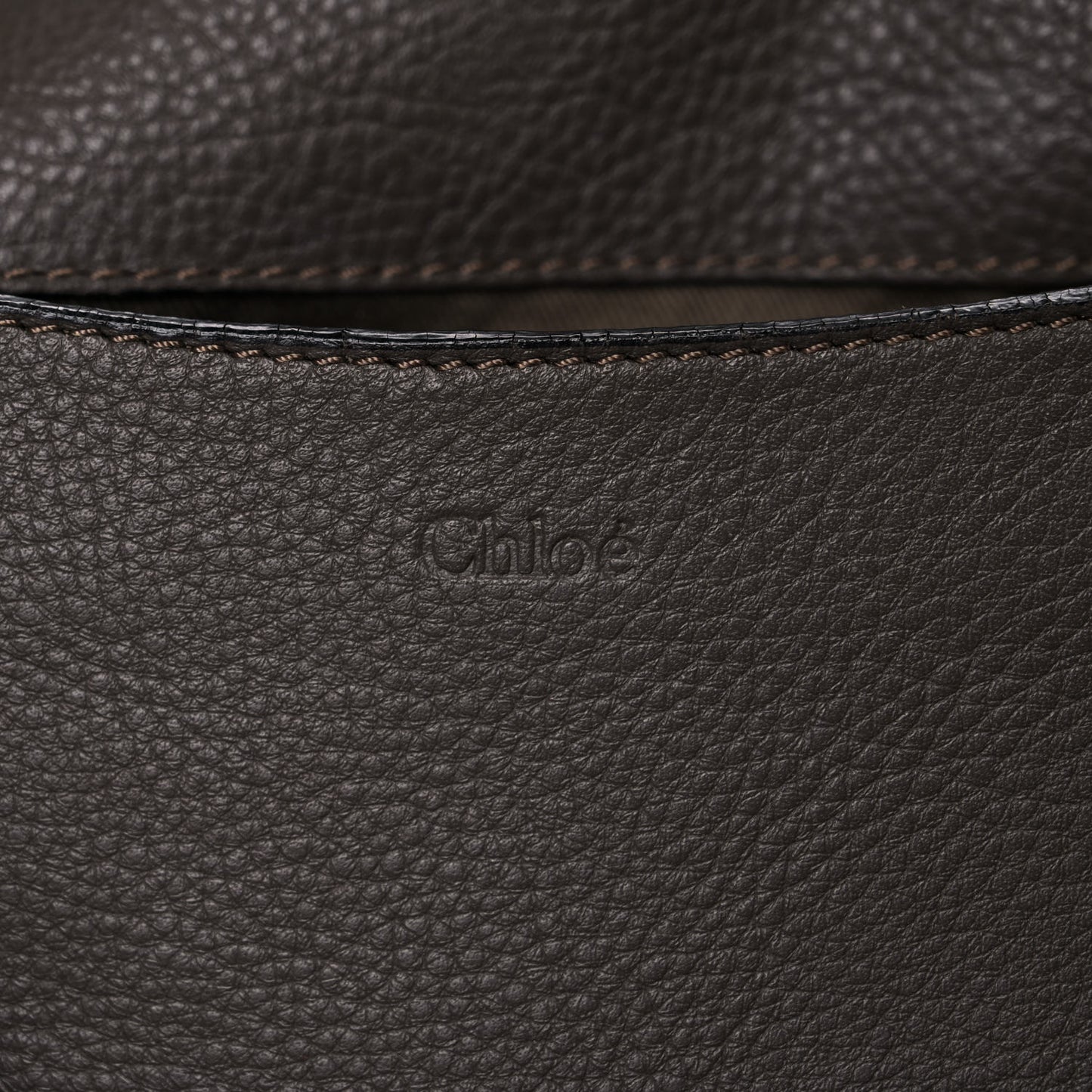 Calfskin Medium Marcie Round Zip Crossbody Ash