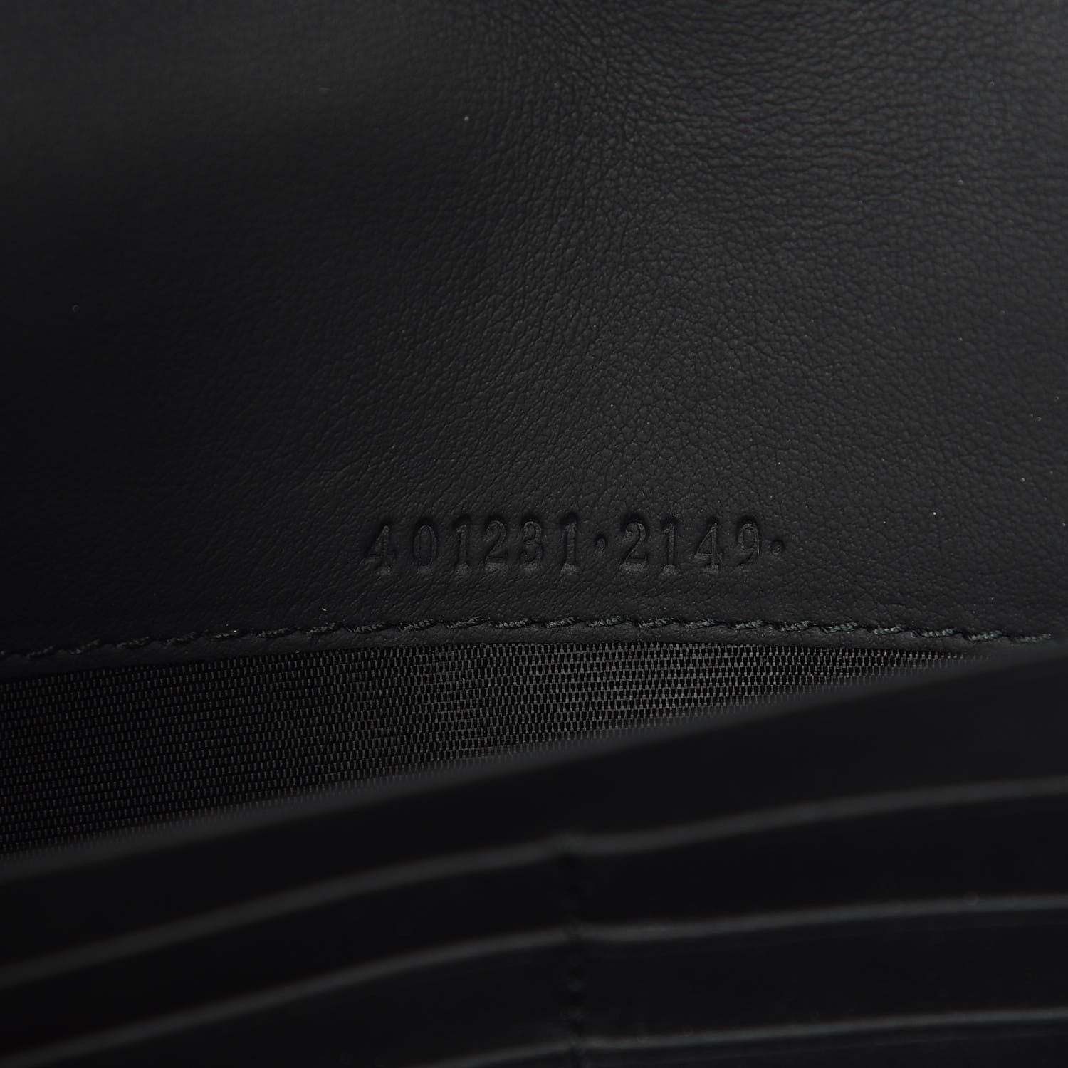 Gucci Suede Mini Dionysus Chain Wallet Black 9 of 10