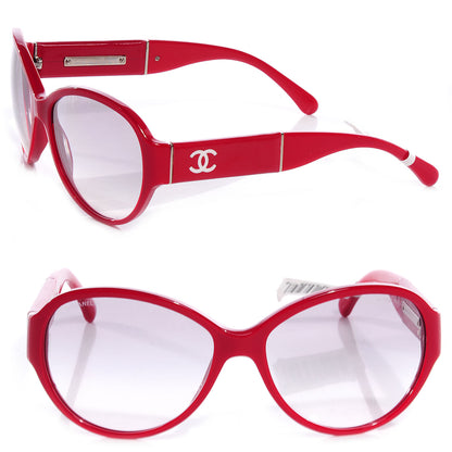 Chanel CC Sunglasses Red 5229Q 1 of 6