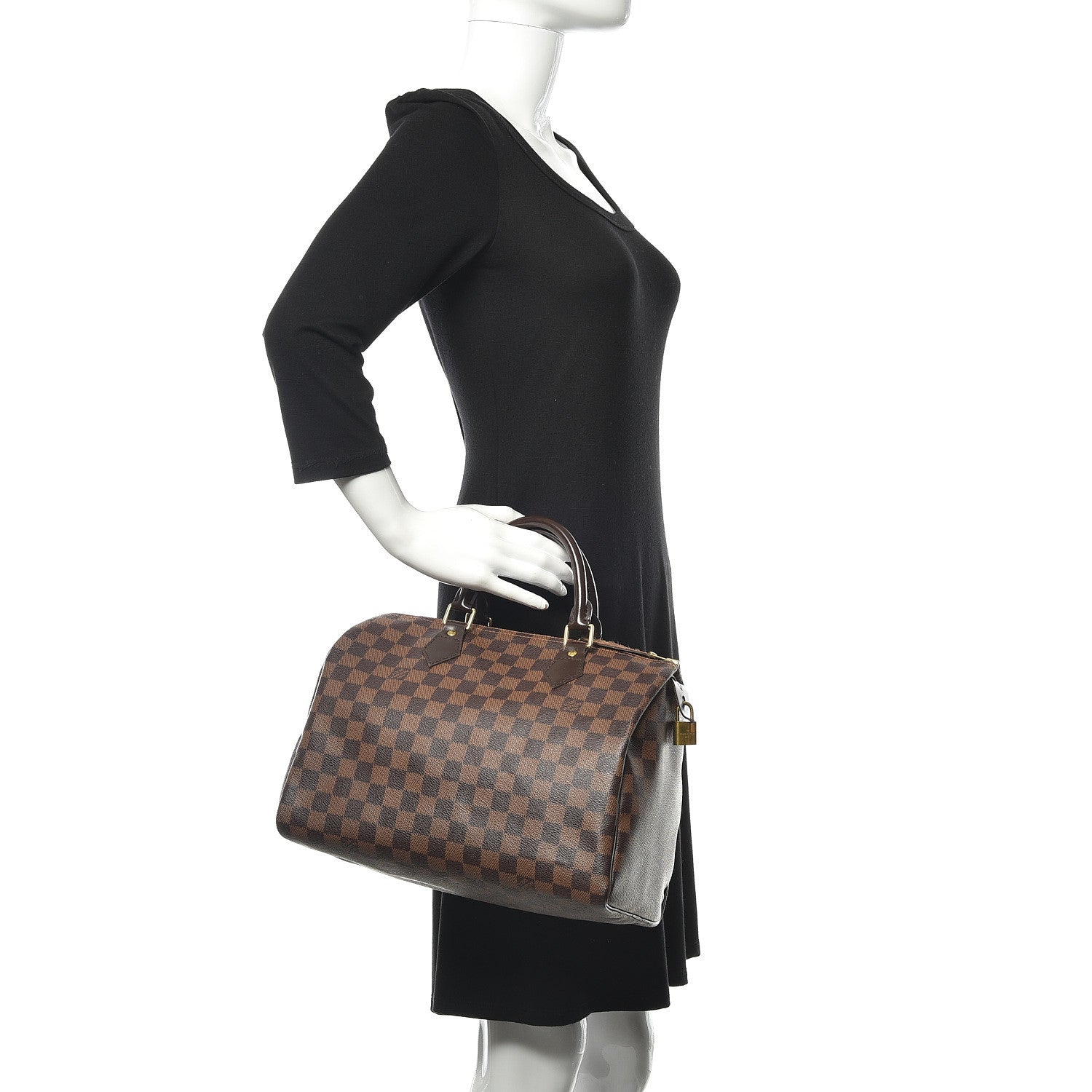 Louis Vuitton Damier Ebene Speedy 30 2 of 10