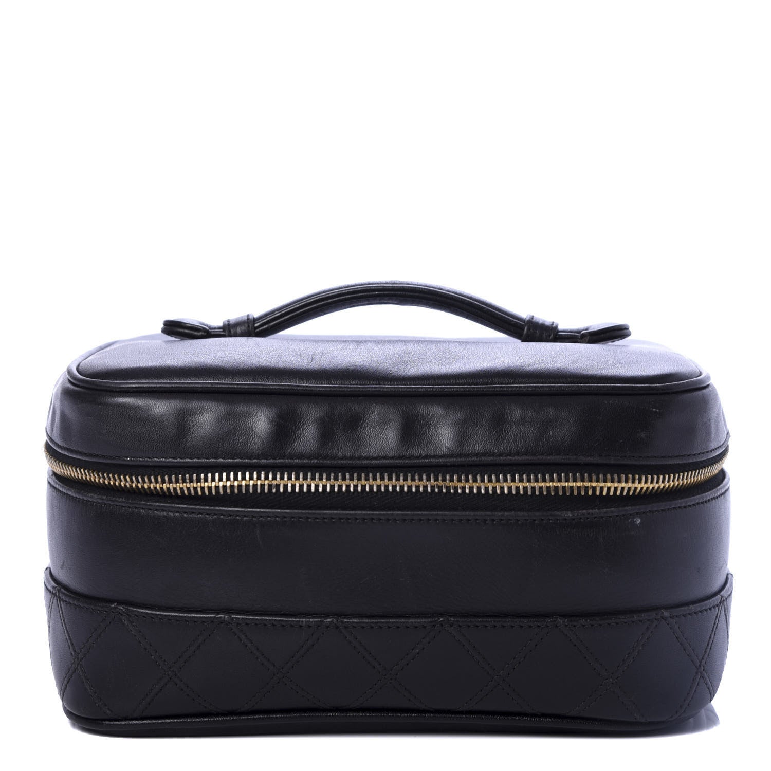 Chanel Lambskin Vanity Cosmetic Case Black 1 of 9