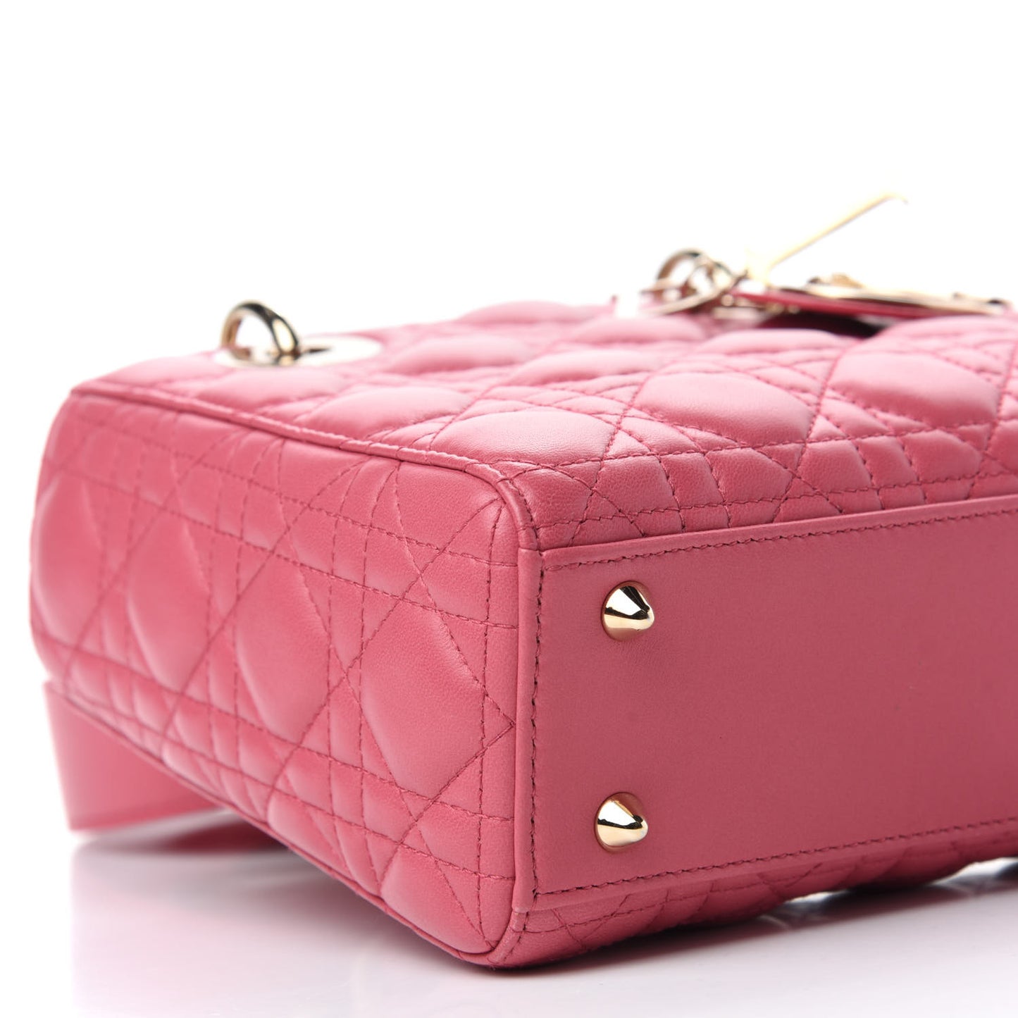 Lambskin Cannage Small My ABCDior Lady Dior Pink Honey