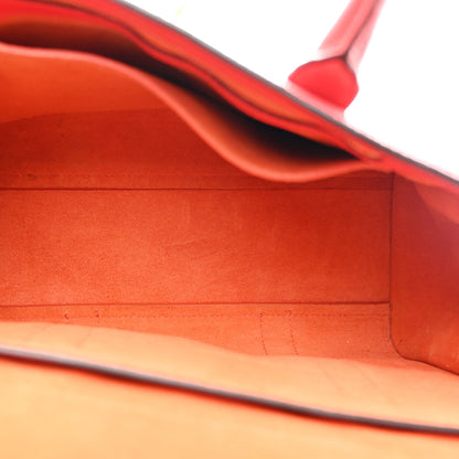 Mulberry Classic Grain Small Bayswater Satchel Scarlet Red 5 of 12