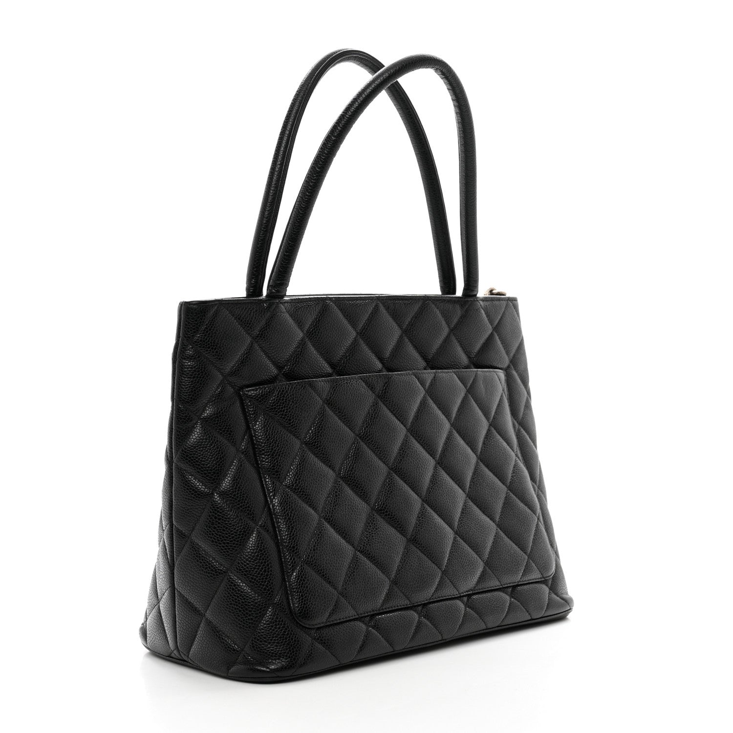 Chanel Caviar Quilted Medallion Tote Black 3 of 10