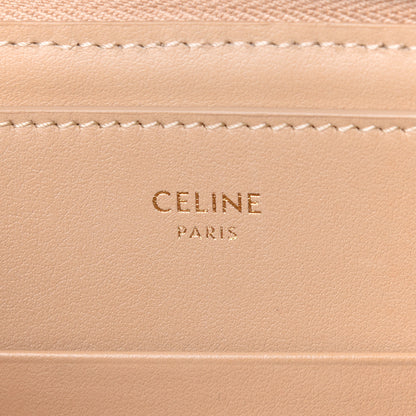 Celine Calfskin Quilted C Charm Pouch Nude 6 of 8