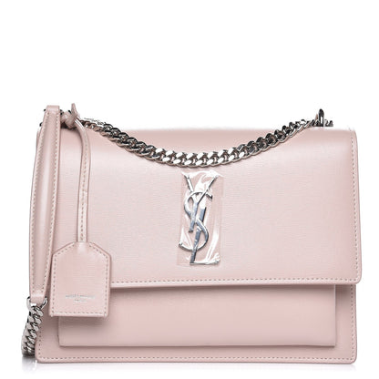 Saint Laurent Calfskin Medium Monogram Sunset Rose 1 of 7