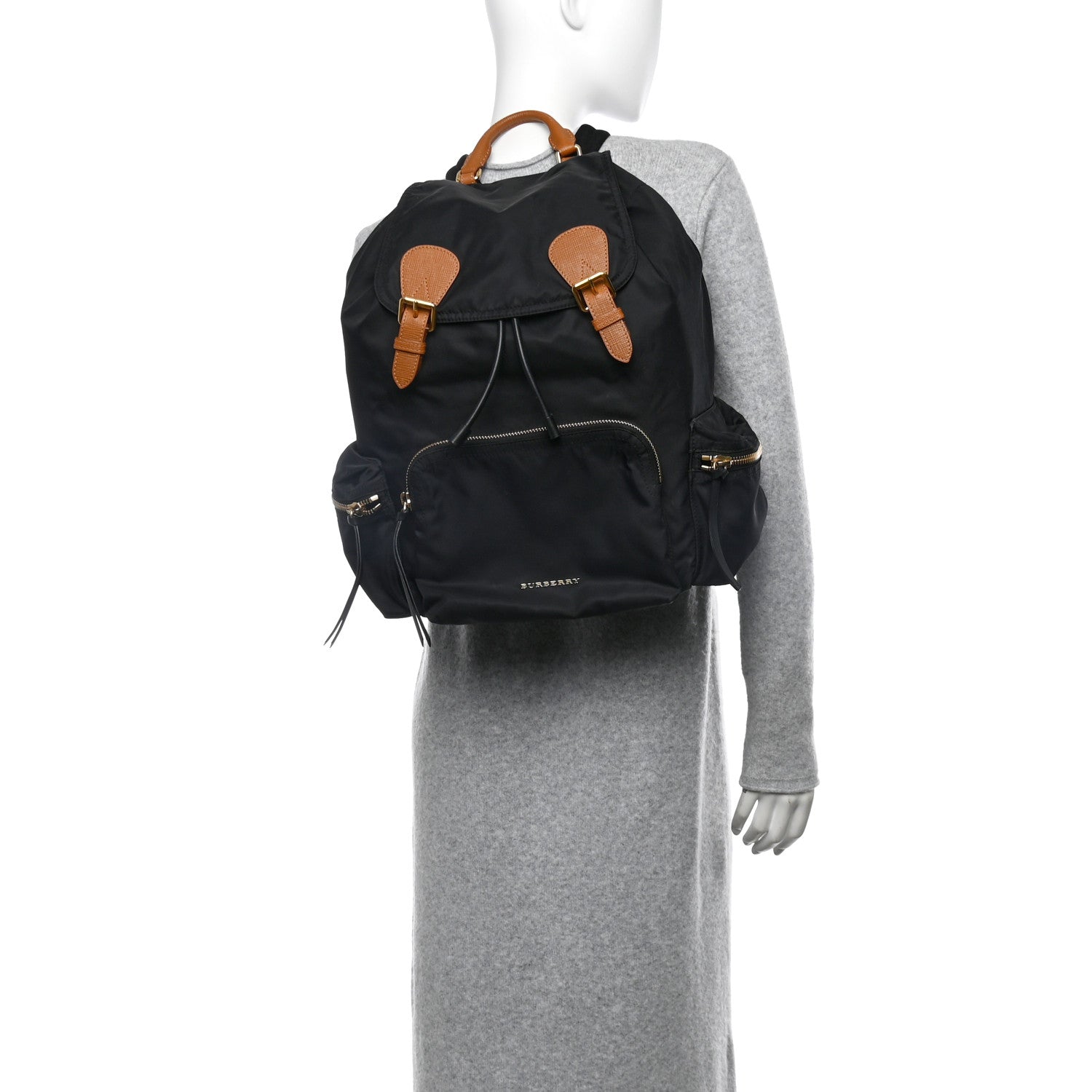 Burberry Nylon Large Rucksack Backpack Black 2 of 11
