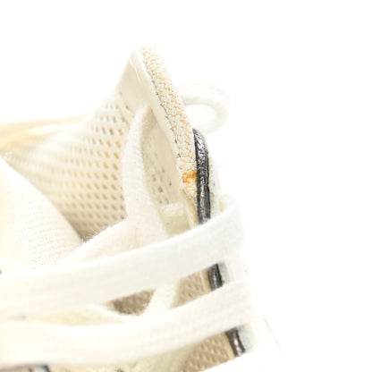 Chanel Suede Calfskin CC Sneakers 37 White Grey 9 of 11