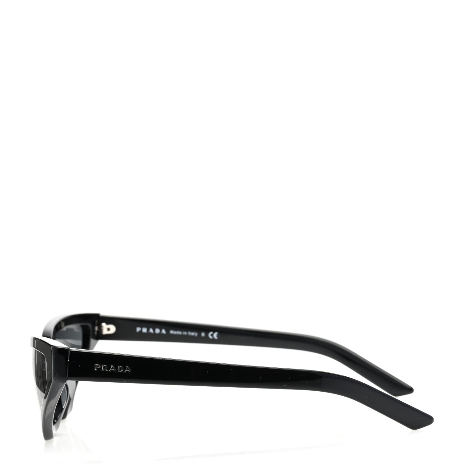 Prada Cat Eye Sunglasses SPR 12V Black 3 of 8