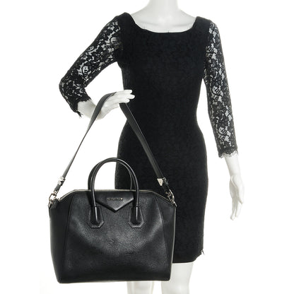 Givenchy Sugar Goatskin Medium Antigona Black 2 of 10