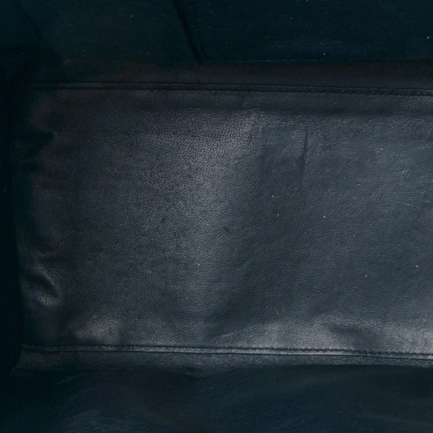 Smooth Calfskin Mini Luggage Navy Blue