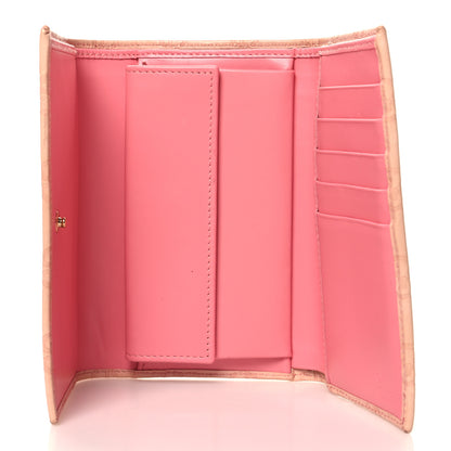Gucci Guccissima Continental Flap Wallet Pink 5 of 10