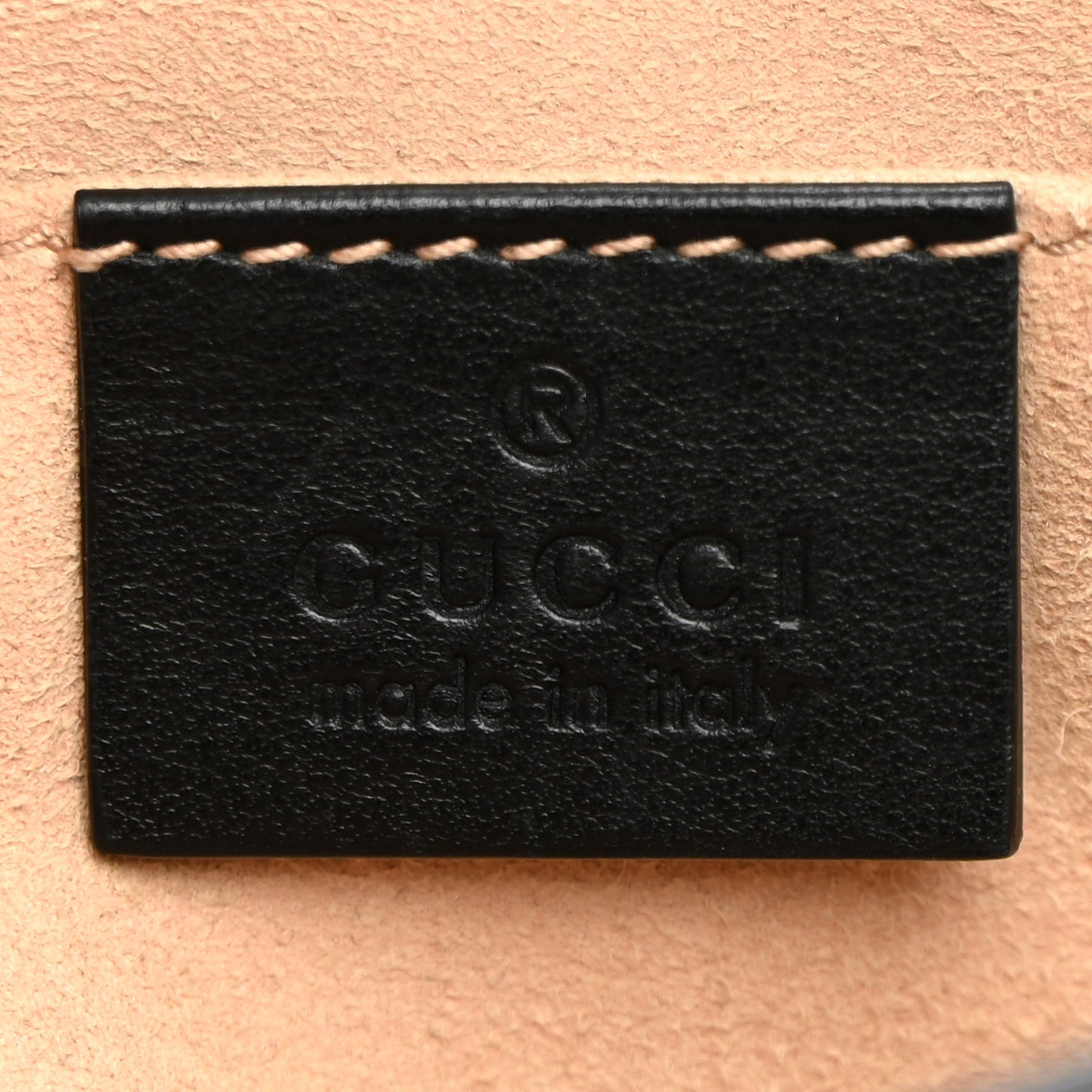 Calfskin Matelasse Mini GG Marmont Shoulder Bag Black
