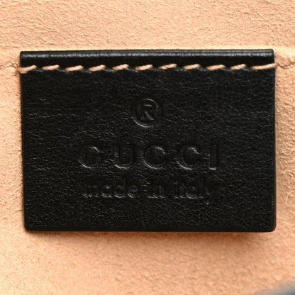 Gucci Calfskin Matelasse Mini GG Marmont Shoulder Bag Black 5 of 9