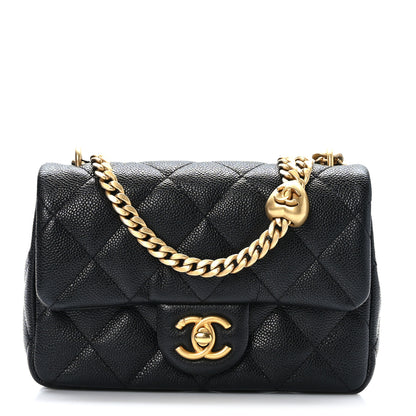 Chanel Caviar Quilted Mini Sweetheart Rectangular Flap Black 1 of 9
