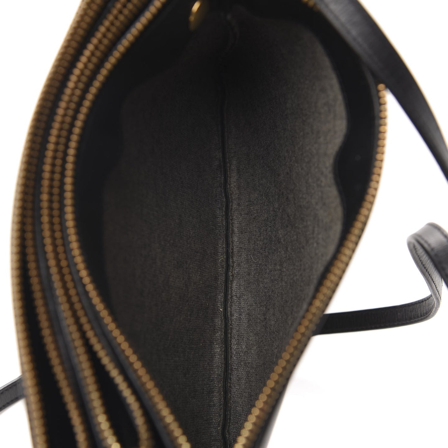 Lambskin Small Trio Crossbody Bag Black