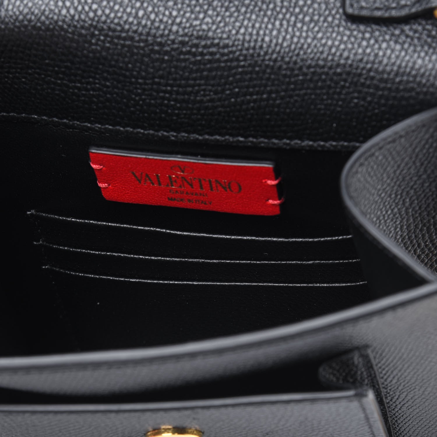 Valentino Garavani Calfskin VLogo Crossbody Bag Black 7 of 13