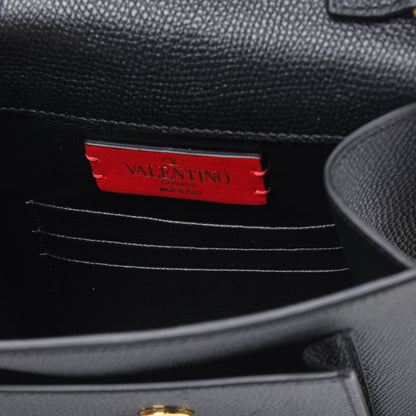 Valentino Garavani Calfskin VLogo Crossbody Bag Black 7 of 13