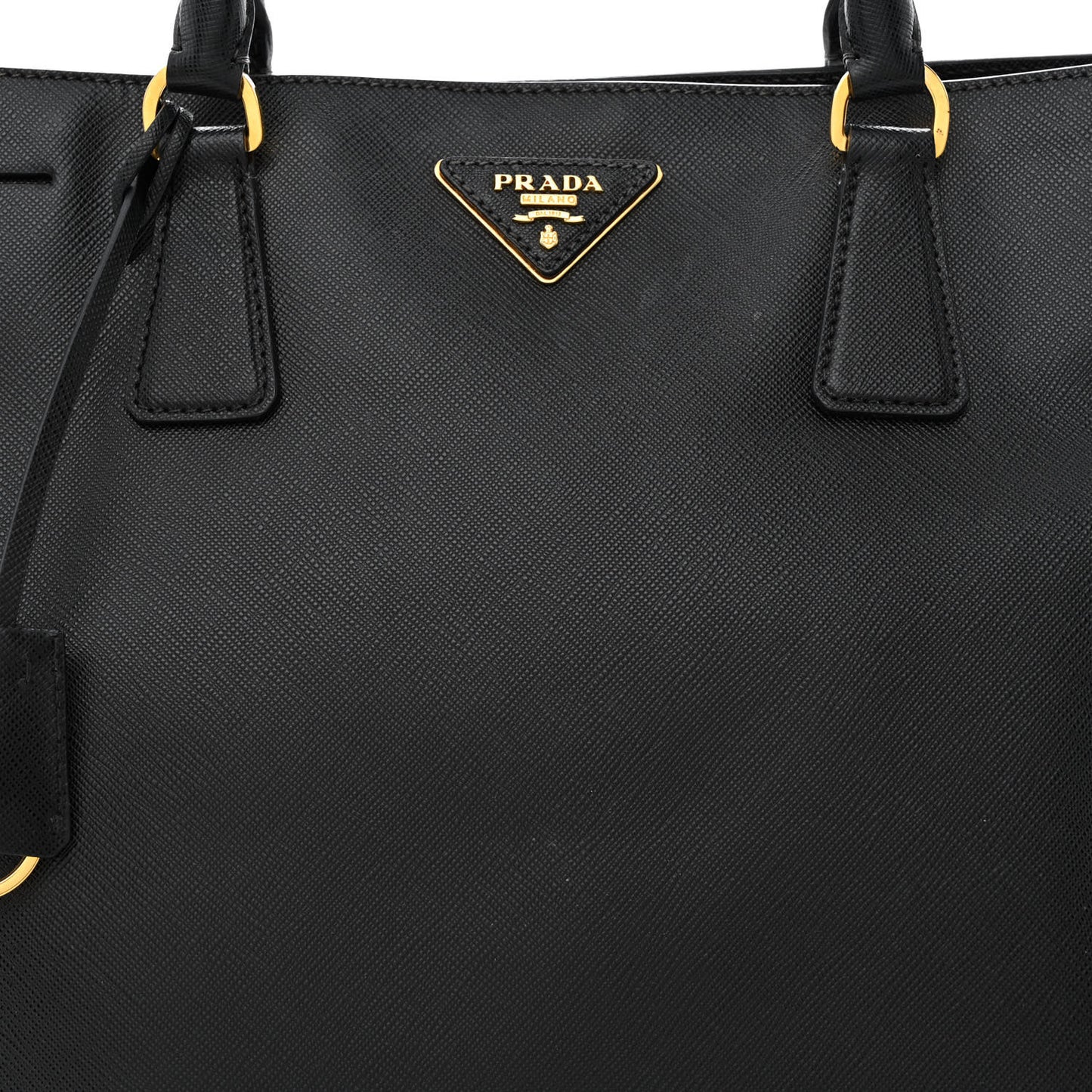 Saffiano Lux Large Tote Black